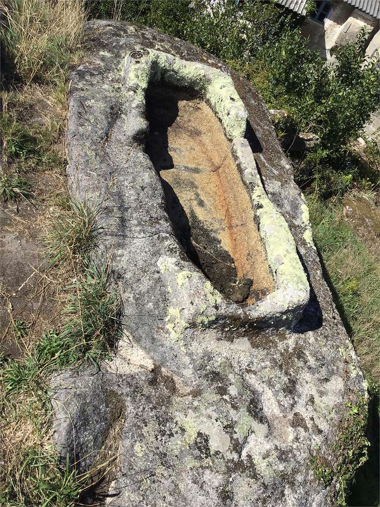 Sarcófago A Laxe de Aldán en Cangas de Morrazo