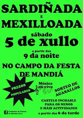 Sardiñada Popular de Mandiá (2026) en Ferrol