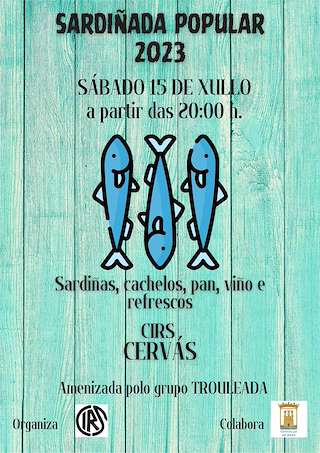Sardiñada Popular de Cervás en Ares