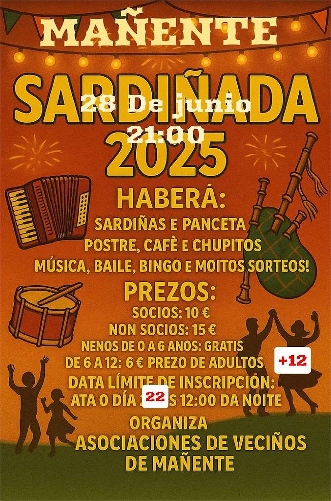 Sardiñada de Mañente  en Foz