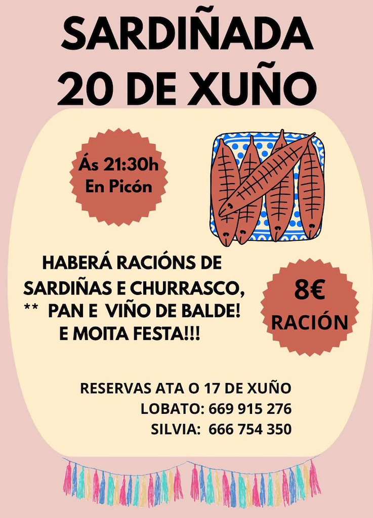 Sardiñada de Picón (2026) en Vedra