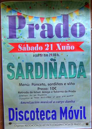 Fechas, información, programa, cartel, imágenes, mapa y ubicación de Sardiñada de Prado  en  Lalín