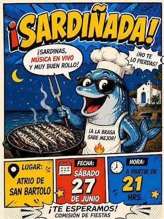 Fechas, información, programa, cartel, imágenes, mapa y ubicación de Sardiñada de San Bartolo  (2026) en Valdoviño