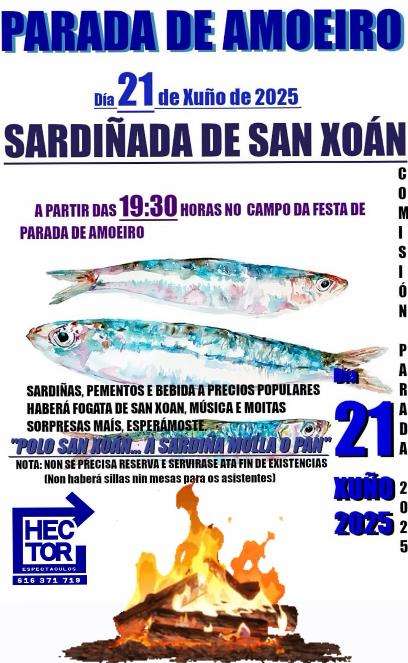 Sardiñada de San Xoan de Parada  (2025) en Amoeiro