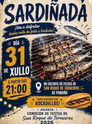 Fechas, información, programa, cartel, imágenes, mapa y ubicación de Sardiñada de Torneiros (2026)  en  O Porriño
