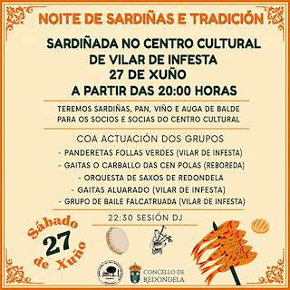 Fechas, información, programa, cartel, imágenes, mapa y ubicación de Sardiñada de Vilar de Infesta (2026) en Redondela