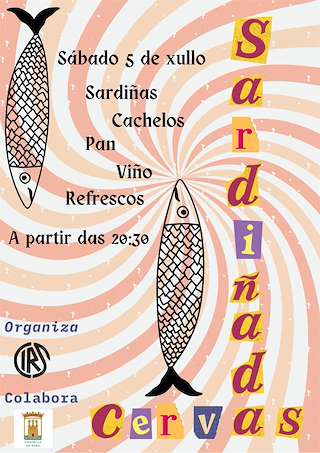 Fechas, información, programa, cartel, imágenes, mapa y ubicación de Sardiñada Popular de Cervás  en  Ares