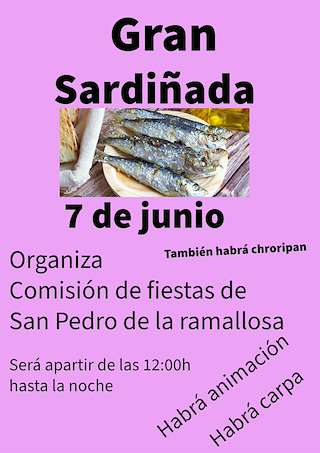 Fechas, información, programa, cartel, imágenes, mapa y ubicación de Sardiñada Popular de San Pedro da Ramallosa  en  Nigrán