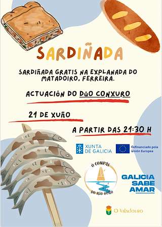 Sardiñada de San Xoán en O Valadouro