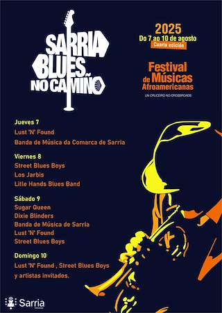 Fechas, información, programa, cartel, imágenes, mapa y ubicación de Sarria Blues no Camiño