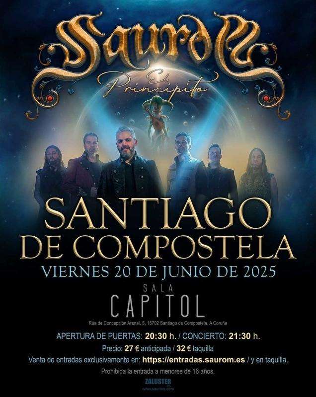 Saurom - El Principito Tour (2025) en Santiago de Compostela