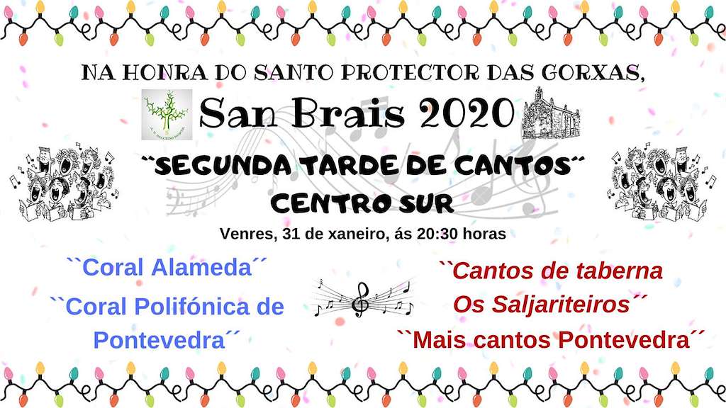 Segunda Tarde de Cantos de San Brais de Salcedo  en Pontevedra