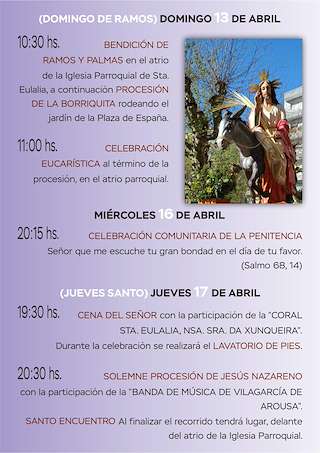 Semana Santa (2026) en Vilagarcía de Arousa