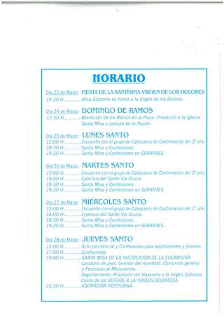 Semana Santa (2026) en Laxe