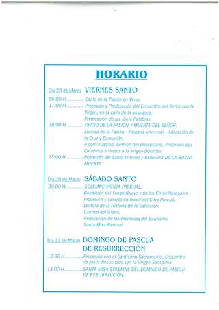 Semana Santa (2026) en Laxe