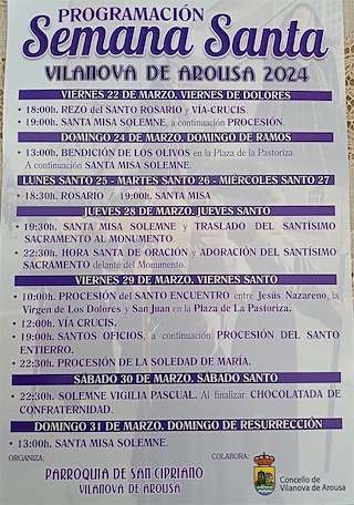 Semana Santa en Vilanova de Arousa