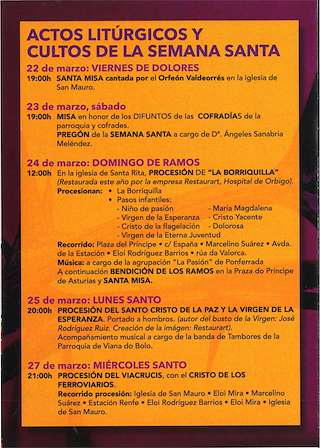 Semana Santa (2026) en O Barco de Valdeorras