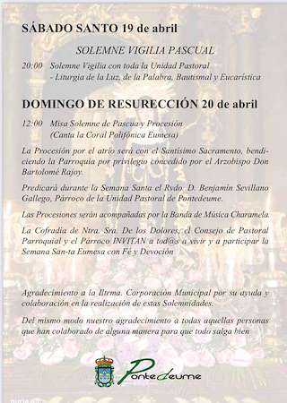 Semana Santa en Pontedeume