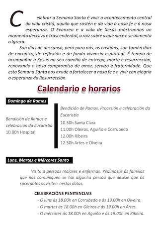 Semana Santa en Ribeira