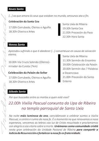 Semana Santa en Ribeira
