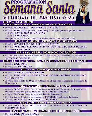 Semana Santa en Vilanova de Arousa