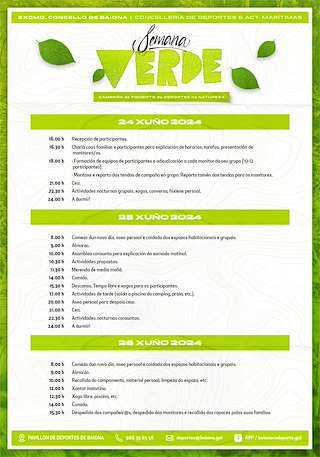 Semana Verde en Baiona