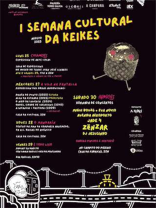 Fechas, información, programa, cartel, imágenes, mapa y ubicación de I Semana Cultural da Keikes   en  Ordes