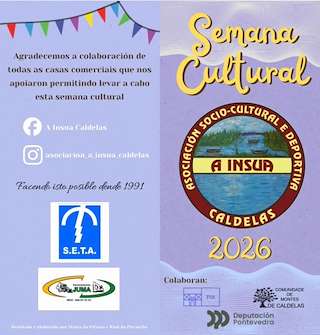 Fechas, información, programa, cartel, imágenes, mapa y ubicación de Semana Cultural de Caldelas de Tui (2026)