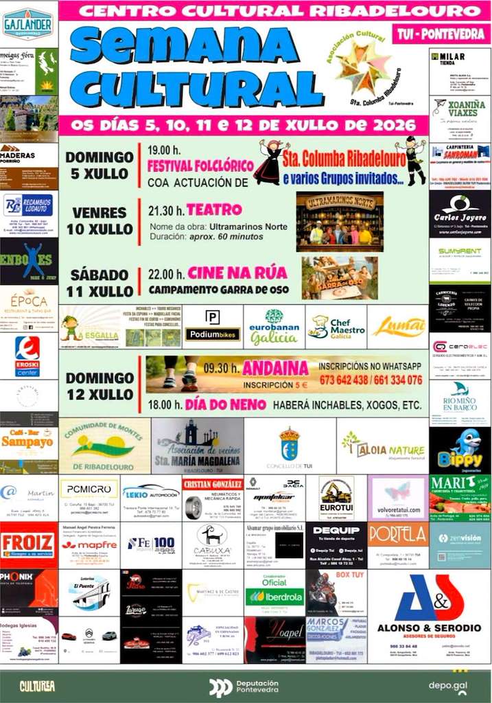 Semana Cultural de Ribadelouro (2026) en Tui