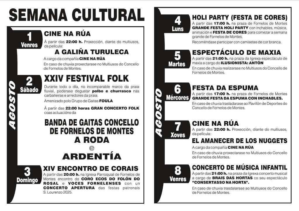 Semana Cultural en Fornelos de Montes