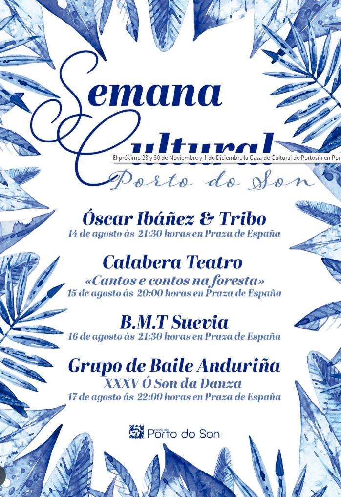 Semana Cultural en O Porto do Son