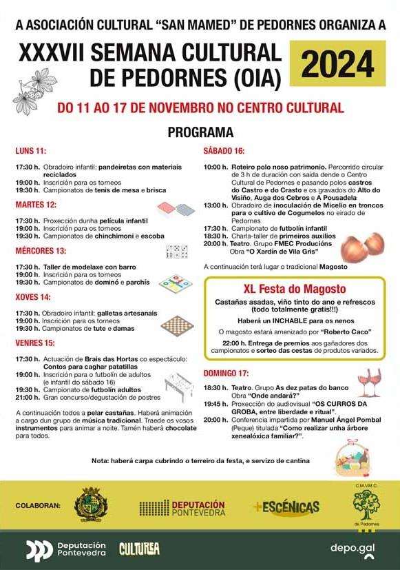 XXXVII Semana Cultural Pedornes - XL Magosto Popular en Oia