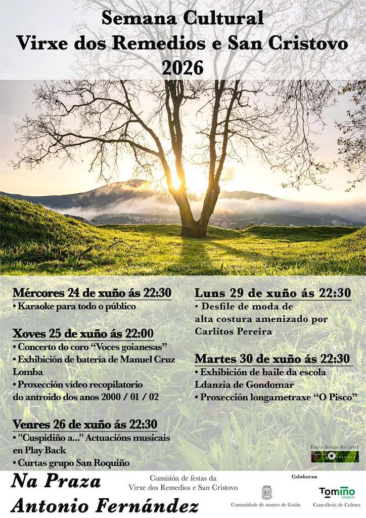 Semana Cultural Virxe dos Remedios e San Cristovo en Tomiño