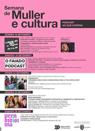 Fechas, información, programa, cartel, imágenes, mapa y ubicación de Semana da Muller e da Cultura (2026) en Vilagarcía de Arousa