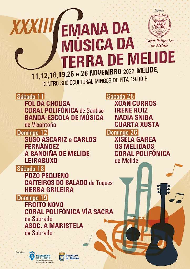 XXXIII Semana da Música en Melide