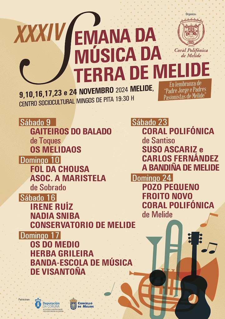 XXXIII Semana da Música en Melide