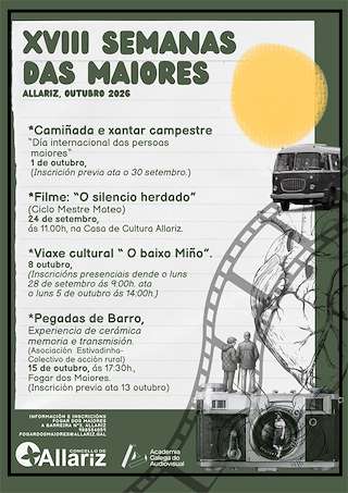 Fechas, información, programa, cartel, imágenes, mapa y ubicación de XVIII Semana Das Maiores (2026) en Allariz