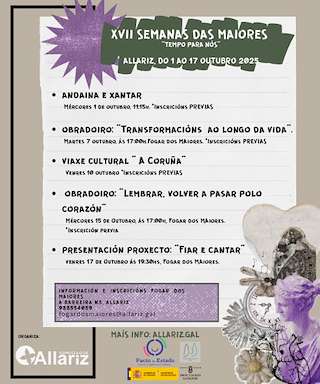 Fechas, información, programa, cartel, imágenes, mapa y ubicación de XVII Semana Das Maiores (2025)  en  Allariz