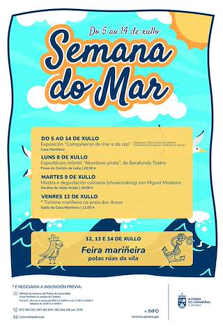 Fechas, información, programa, cartel, imágenes, mapa y ubicación de Semana do Mar  en  A Pobra do Caramiñal