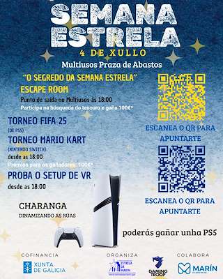 Fechas, información, programa, cartel, imágenes, mapa y ubicación de Semana Estrela  en  Marín