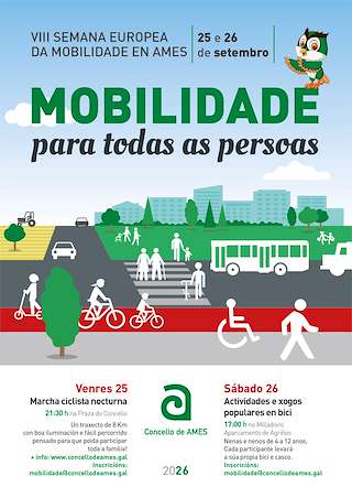 Fechas, información, programa, cartel, imágenes, mapa y ubicación de VIII Semana Europea da Mobilidade (2026) en Ames