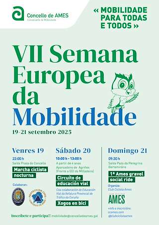 Fechas, información, programa, cartel, imágenes, mapa y ubicación de VII Semana Europea da Mobilidade  en  Ames