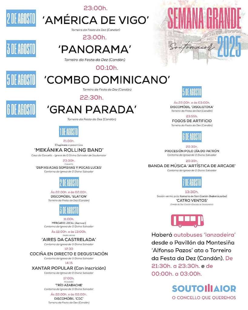 Semana Grande en Soutomaior