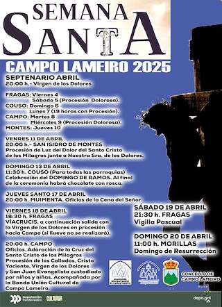 Fechas, información, programa, cartel, imágenes, mapa y ubicación de Semana Santa  en  Campo Lameiro