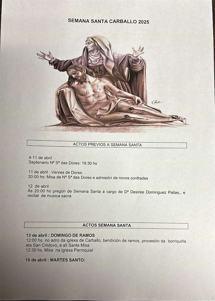 Semana Santa en Carballo