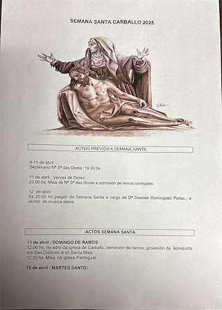 Fechas, información, programa, cartel, imágenes, mapa y ubicación de Semana Santa  en  Carballo