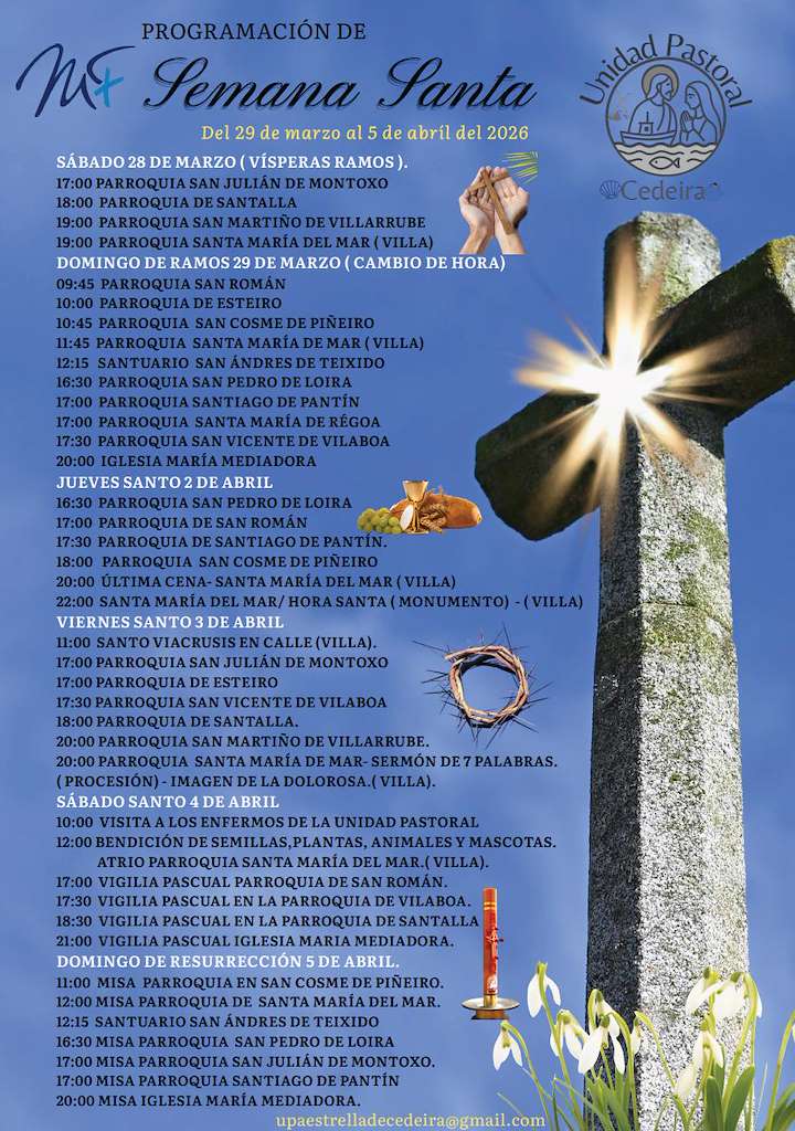 Semana Santa (2026) en Cedeira