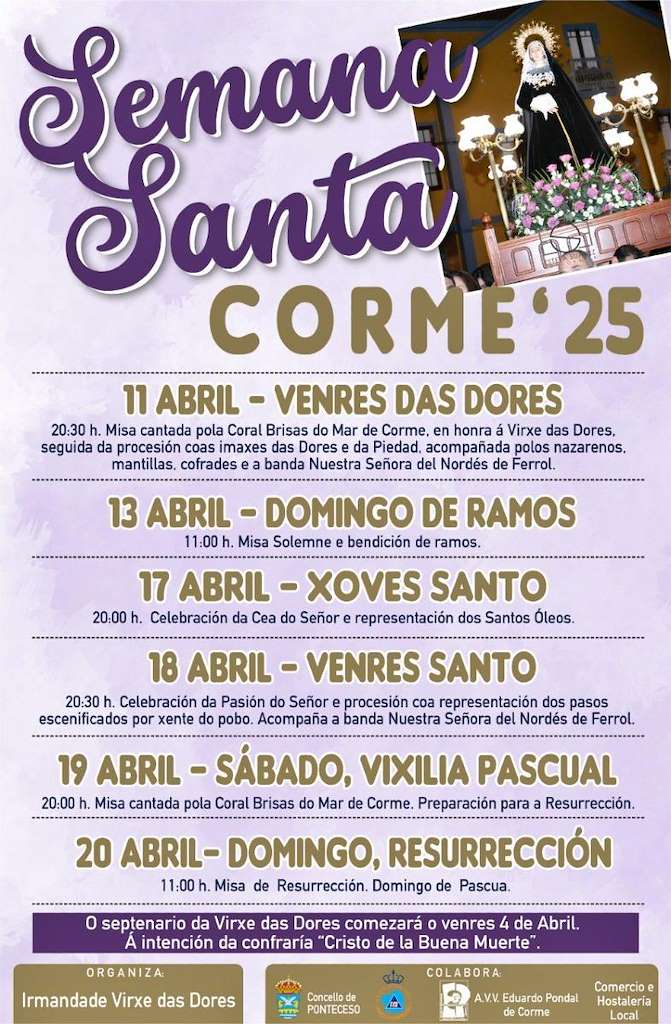 Semana Santa de Corme en Ponteceso