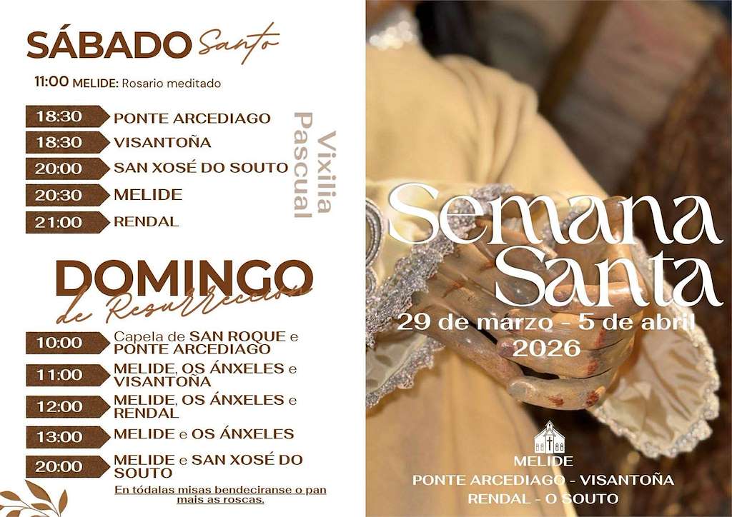 Semana Santa (2026) en Melide