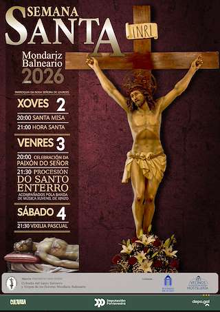 Fechas, información, programa, cartel, imágenes, mapa y ubicación de Semana Santa  en  Mondariz Balneario